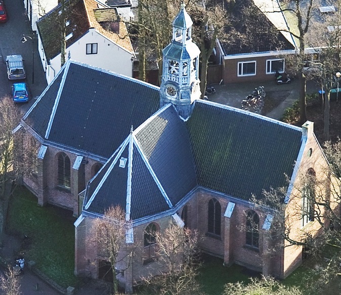 Oude Kerk luchtfoto-2